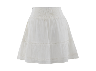 Mikela Skirt White