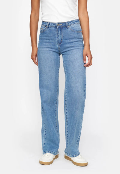 Willa Midwaist Wide Jeans (True Blue)