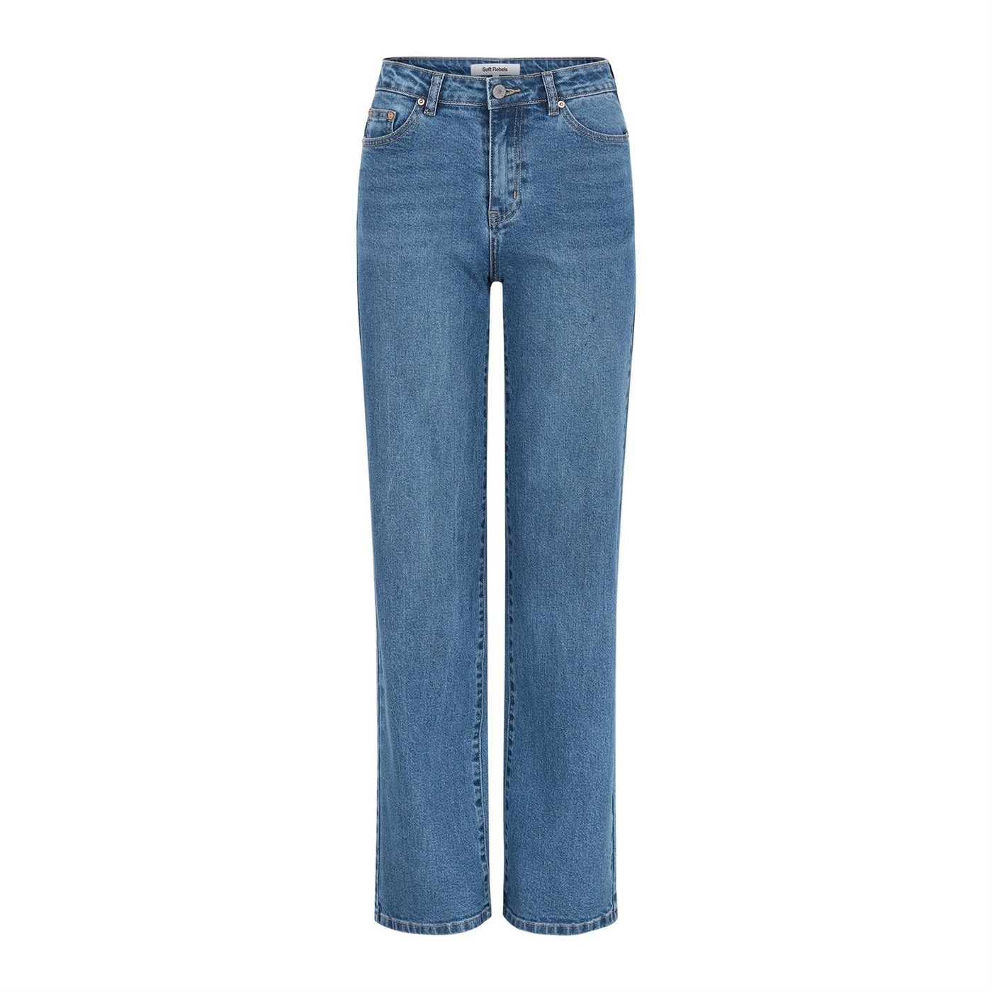 Willa Midwaist Wide Jeans (True Blue)