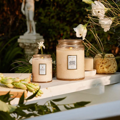 Jasmine Midnight Blooms Large Jar Candle 100t