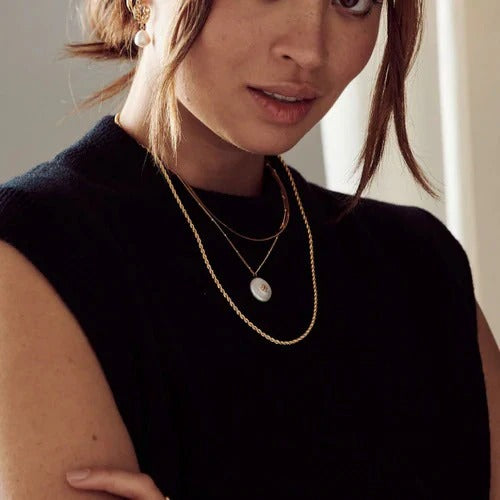 Rope Chain Necklace Gold