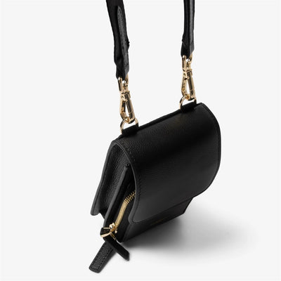 Alex Grained Leather Black