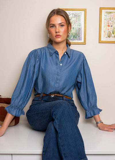Amy Shirt Soft Denim