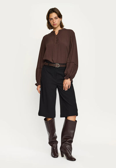 Edwina Blouse Coffee Bean