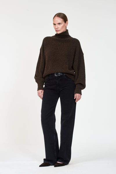 Stormy Dk Brown Melange
