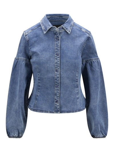 Janne Blue Denim Blouse Washed denim