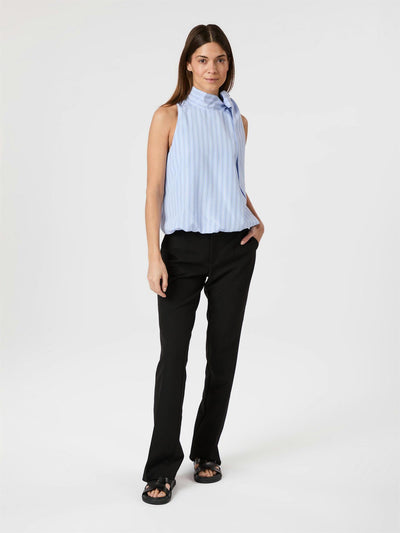 Veda Stripe Top Light Blue