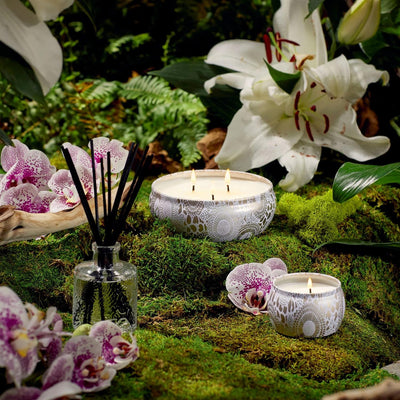 3-Wick Tin Candle Mokara