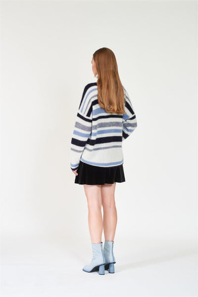 Stellar Sweater Offwhite/Blue