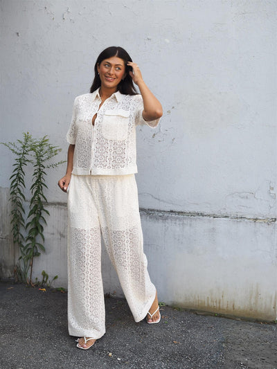 Elsia Short Sleeve Cream