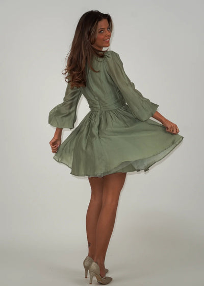 Maeve dress Dusty green