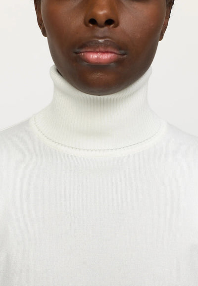 Marla Rollneck Knit Snow White