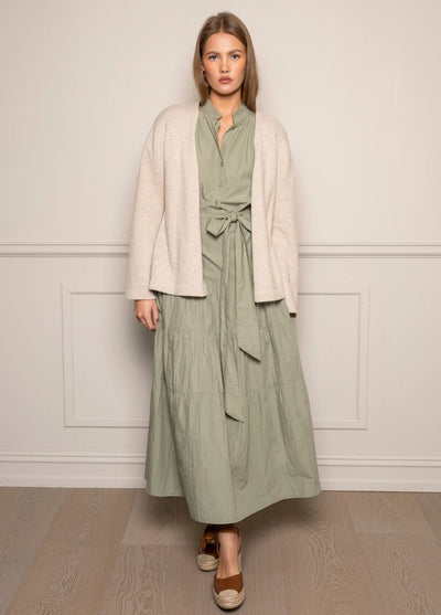 Gaia dress sage poplin