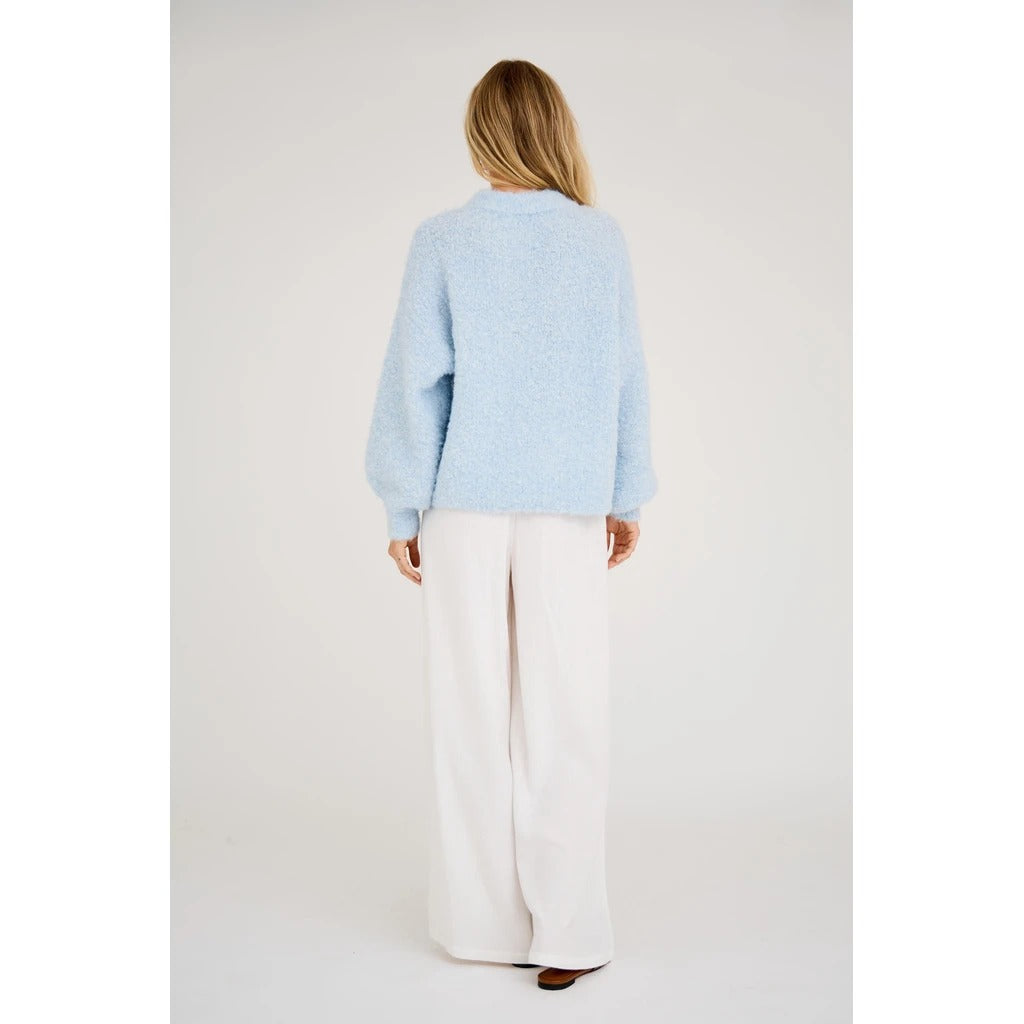 Patrisia new knit pullover Light Blue