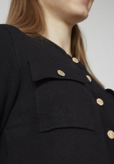 Heliba Cardigan Black