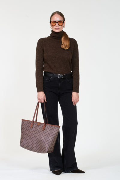 Ultimate Monogram Tote Brown