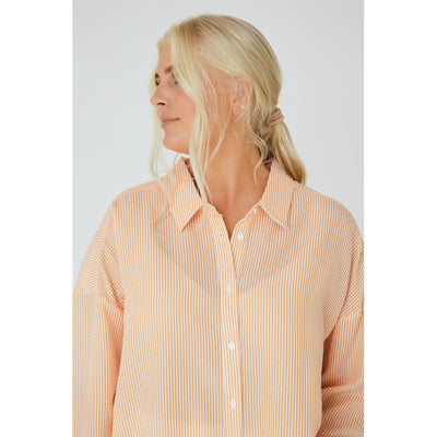 Sonja Shirt Orange/White