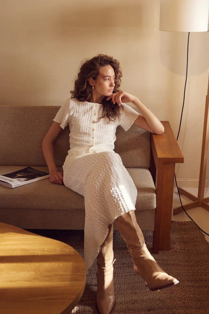 Lilyann Skirt White