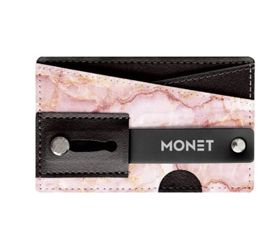 Monet Black/pink marble