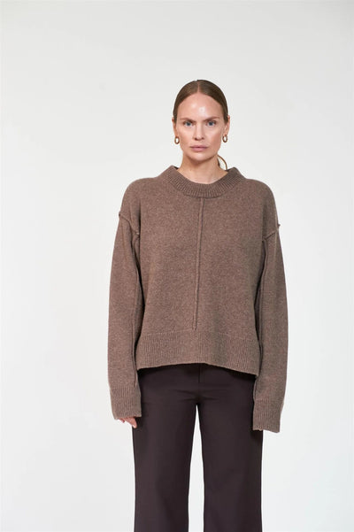 Ren Sweater Brown Melange