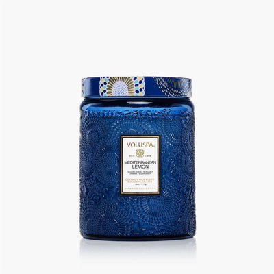 Large Jar Candle Mediterranean Lemon 100tim