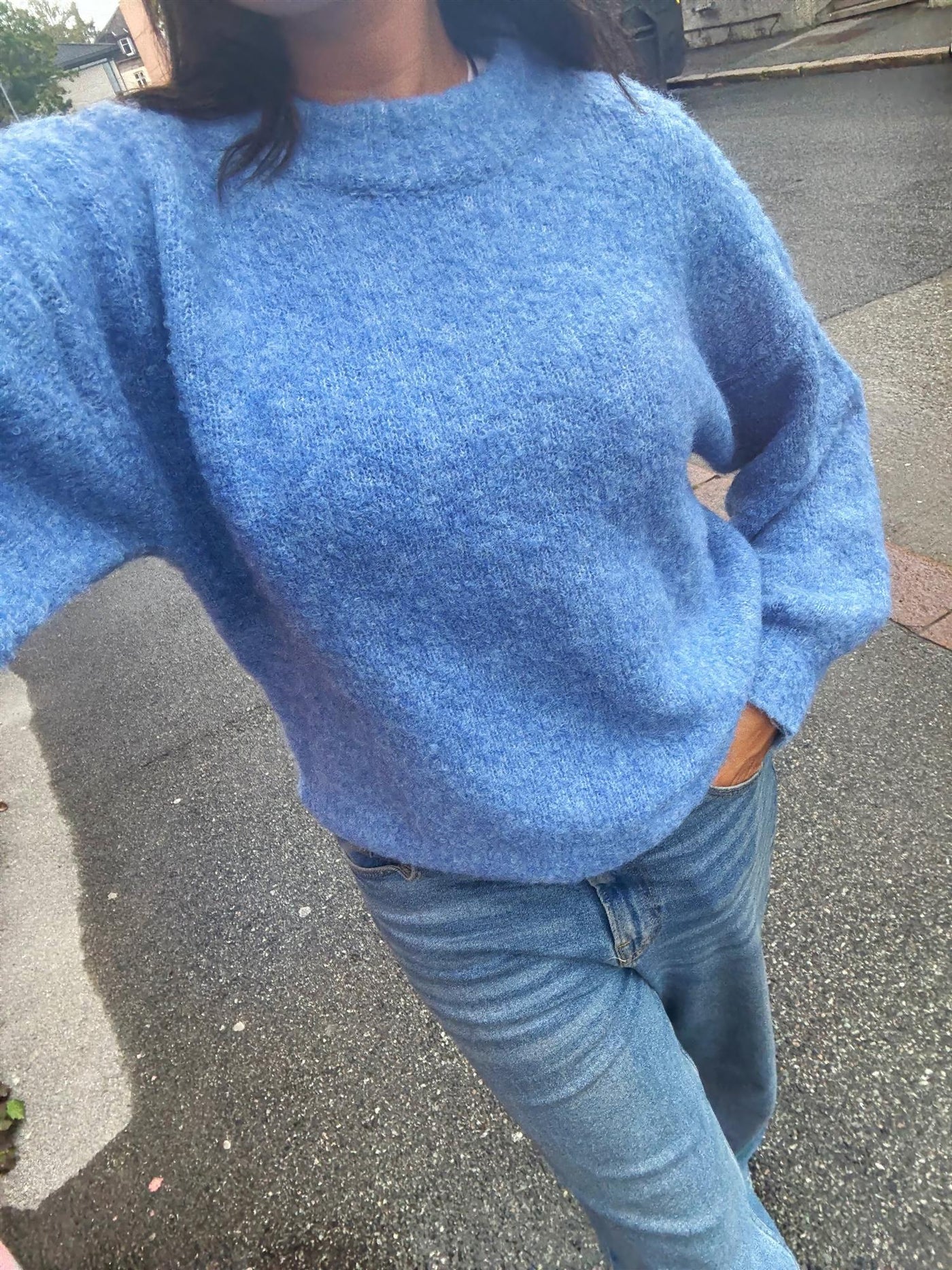 Patrisia new knit pullover Medium Blue