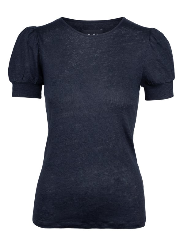Madeleine linen tee navy