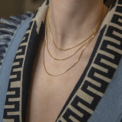 GOLD NECKLACE 50 CM