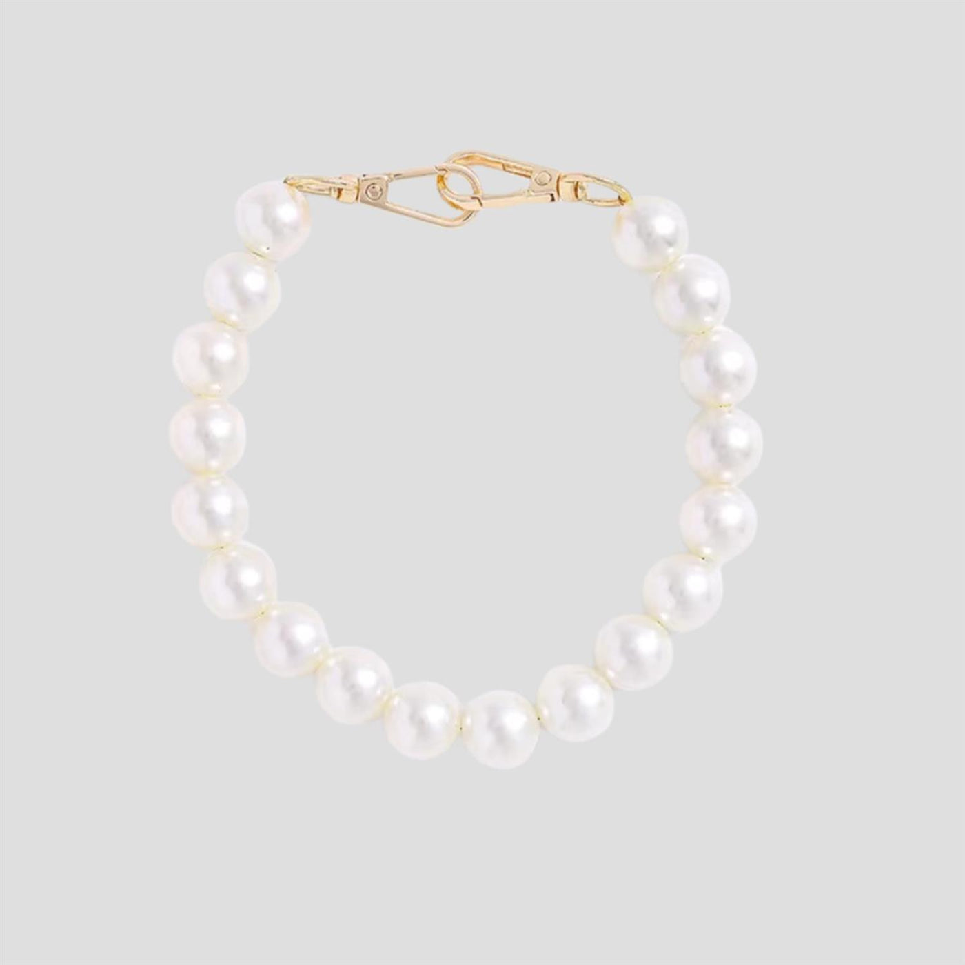 Bag Charm Chain White