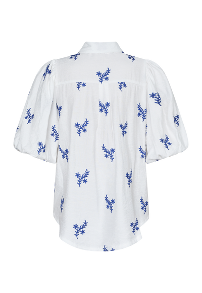 Ella shirt White/Blue