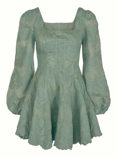 Sophie Lace Dress Pastel Green