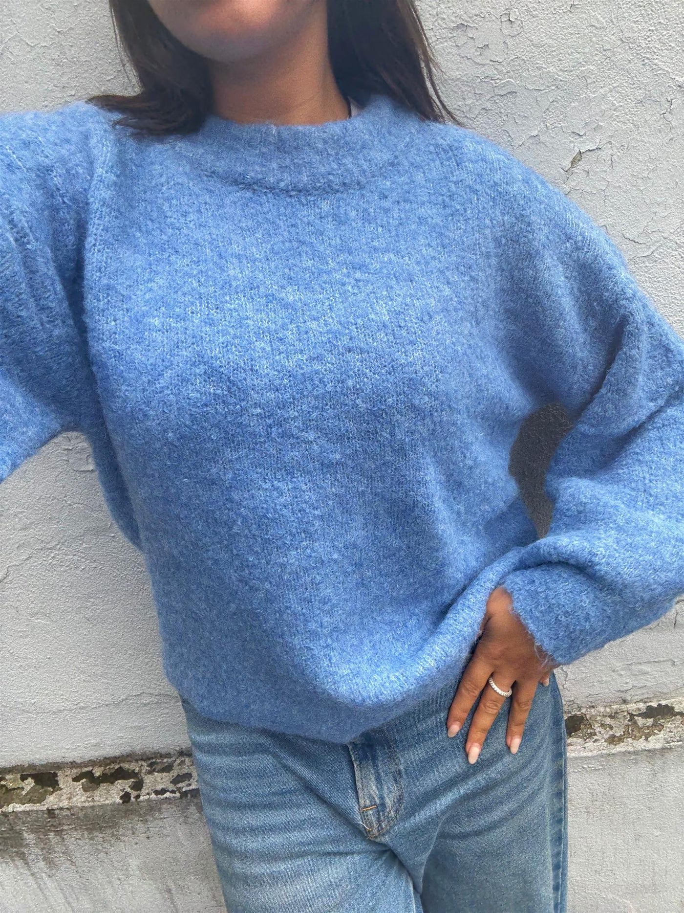 Patrisia new knit pullover Medium Blue