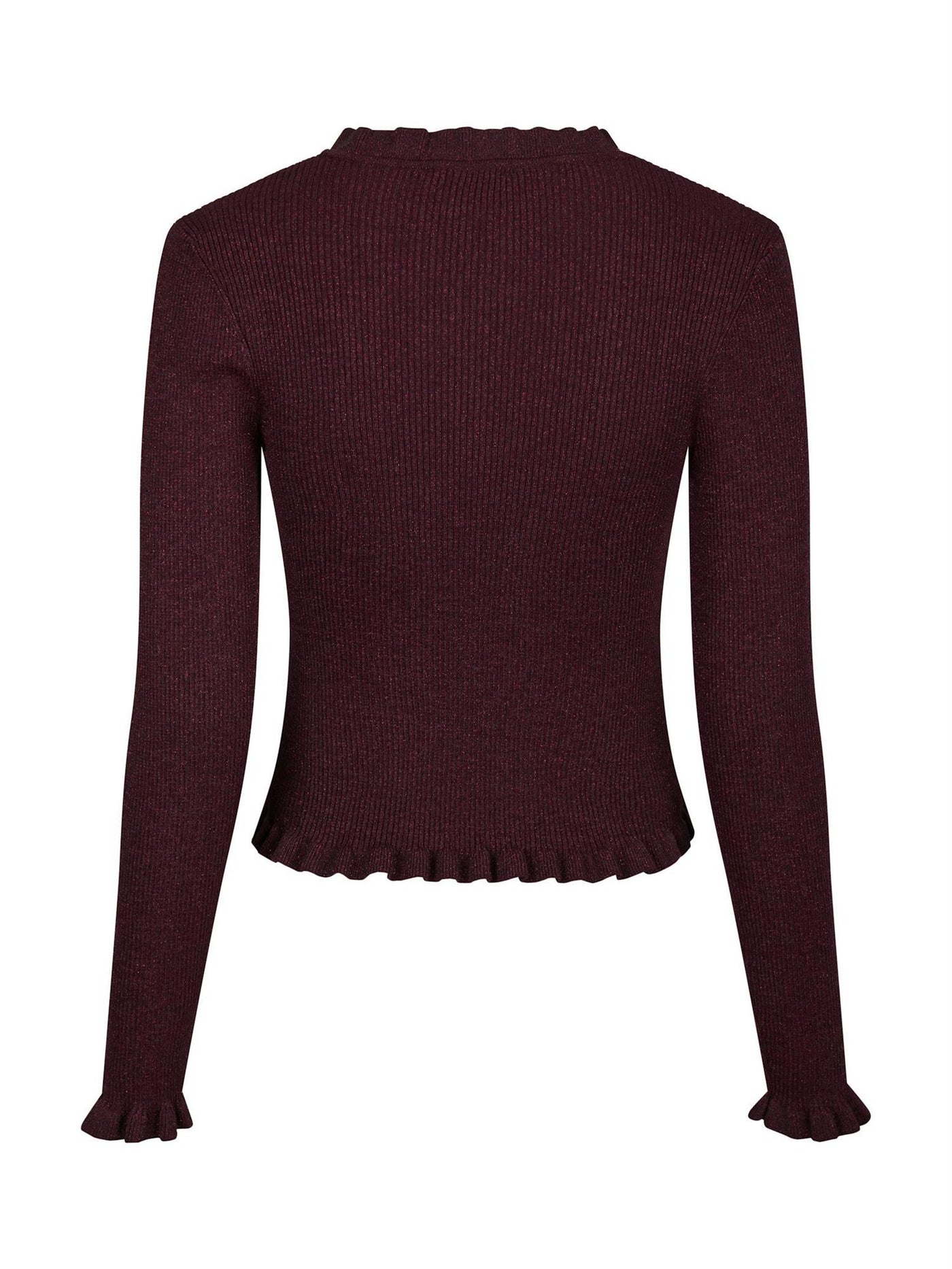 Eshra Knit Blouse Wine
