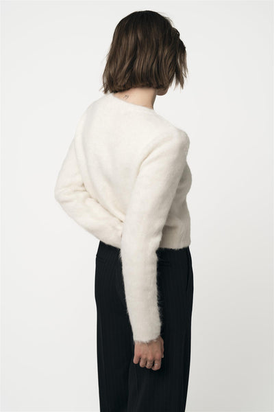 Astrid Brushed Cardigan Cream