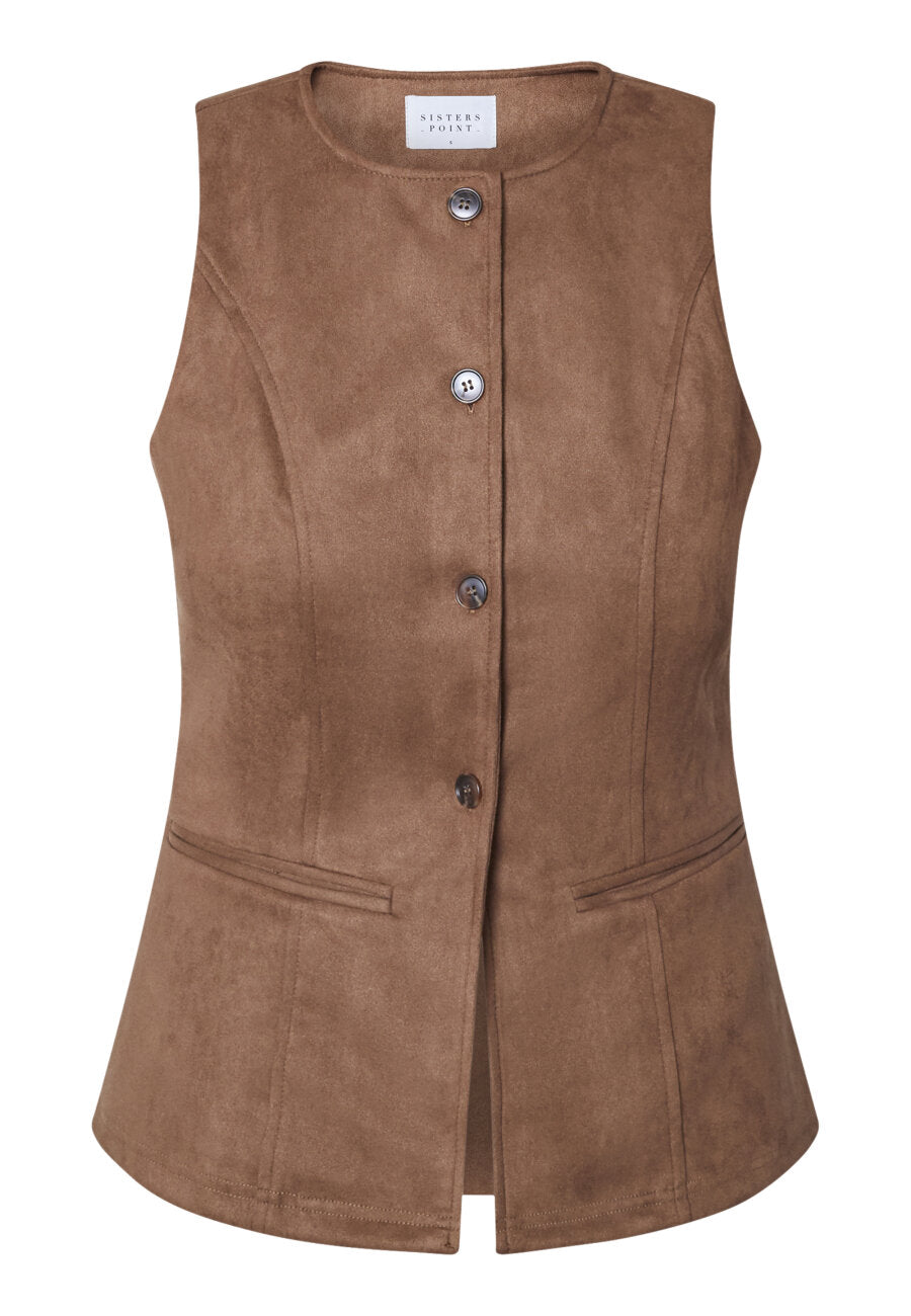 Velra Vest Cognac