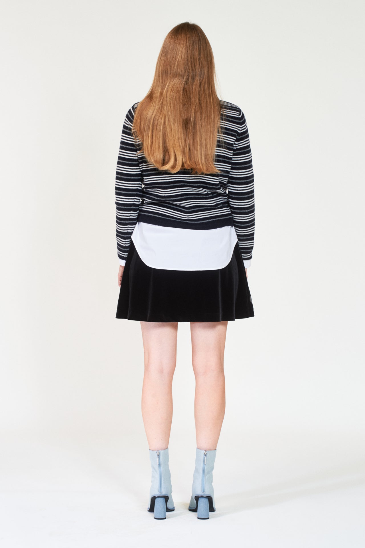 Cassie Stripe Dk navy multi