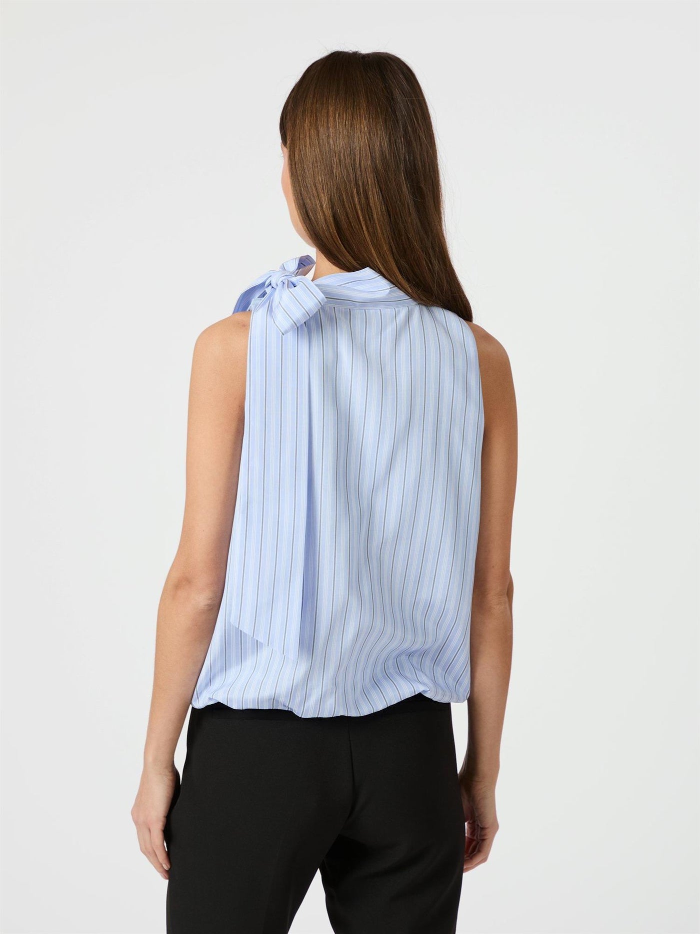 Veda Stripe Top Light Blue