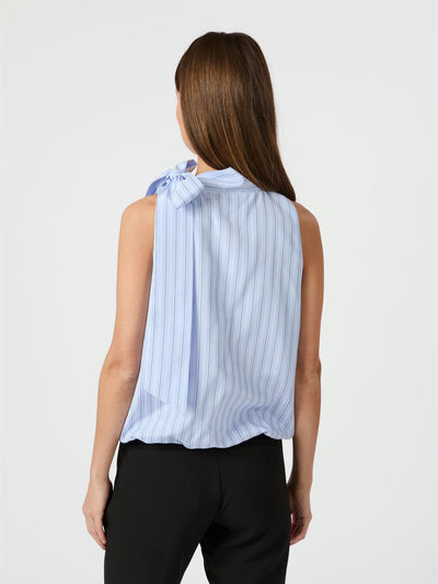 Veda Stripe Top Light Blue
