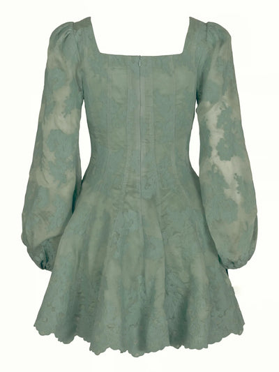 Sophie Lace Dress Pastel Green