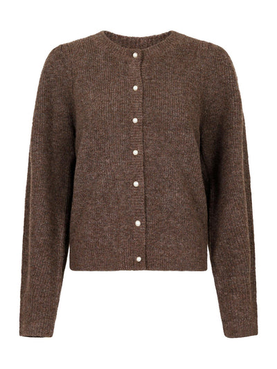 Nuna Knit Cardigan Brown Melange