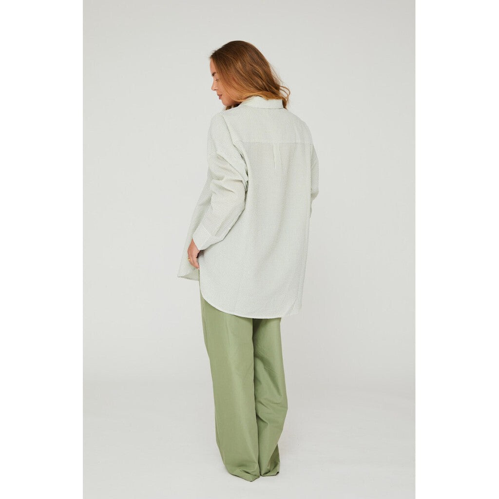 Sonja Shirt White/Green