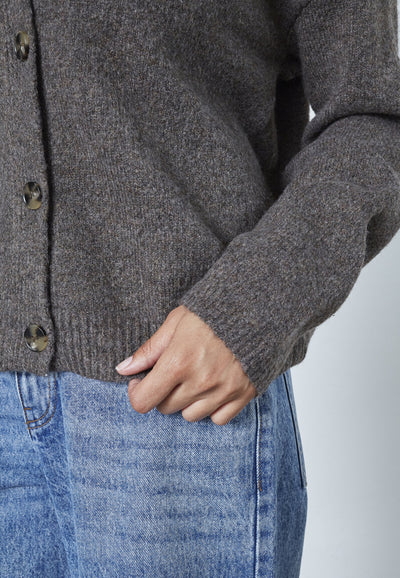 Luca Cardigan Brown Mel