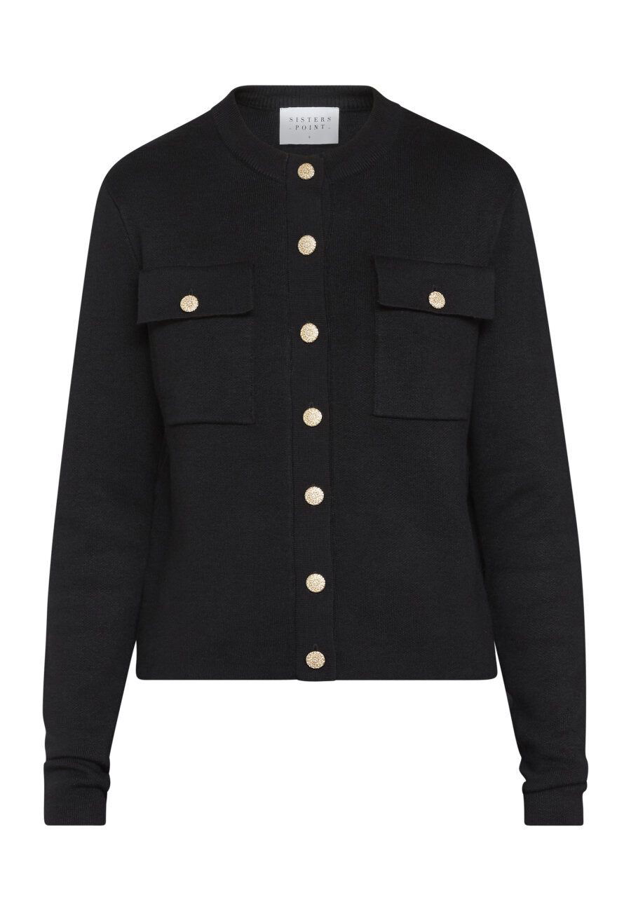 Heliba Cardigan Black