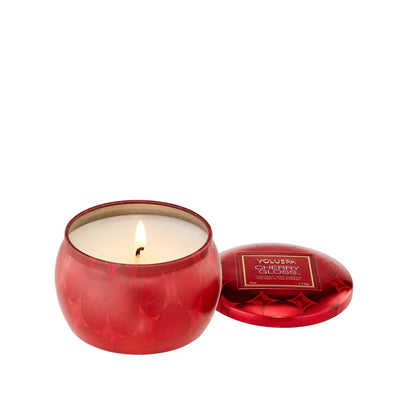 Mini Tin Candle 25tim Cherry Gloss