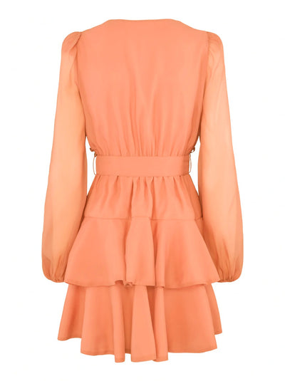 Iris Dress Short (Peach)
