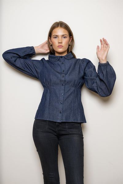 Live Blouse Dark denim