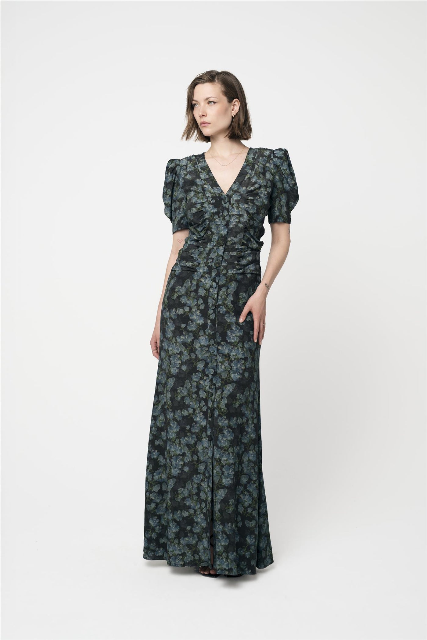 Peyton Agnes Dress Green