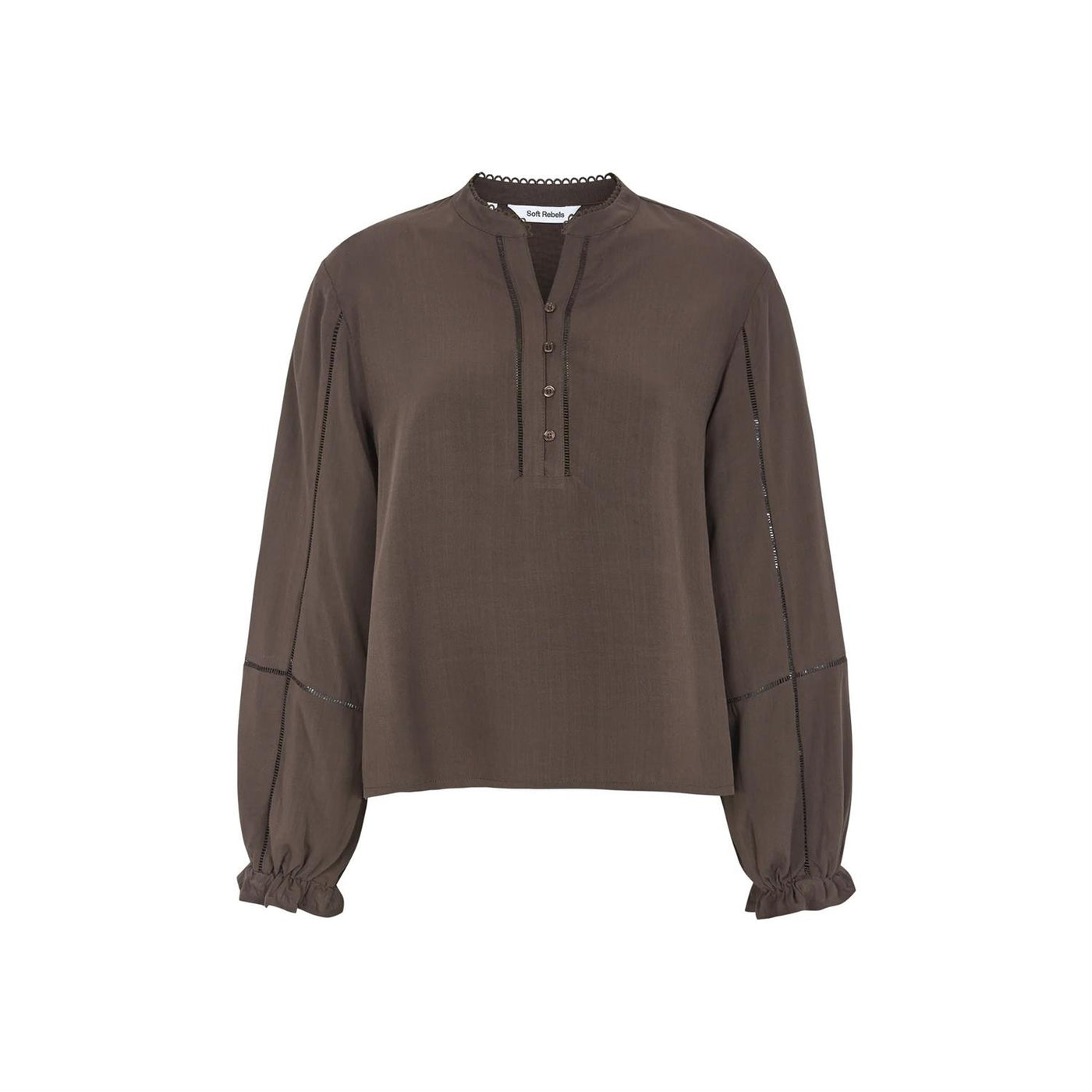 Edwina Blouse Coffee Bean