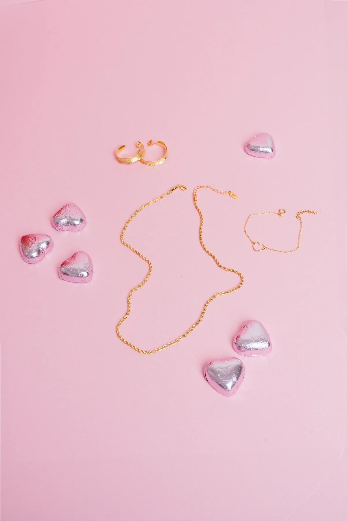 Rope Chain Necklace Gold