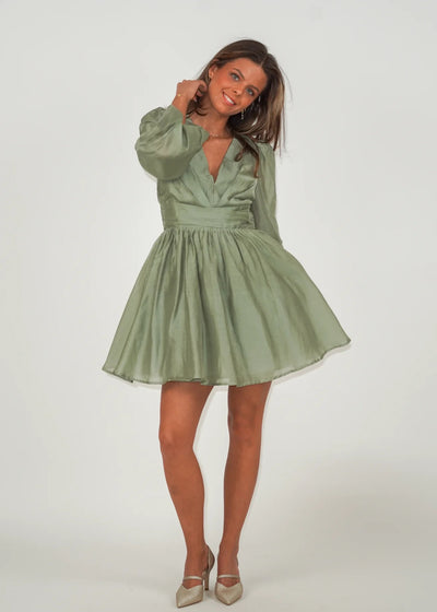 Maeve dress Dusty green